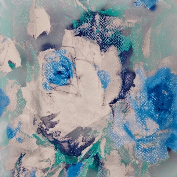 Alex Marie Petite 4P Blue & White Floral Sleeveless Knee-Length Dress $129.00. - Picture 10 of 14